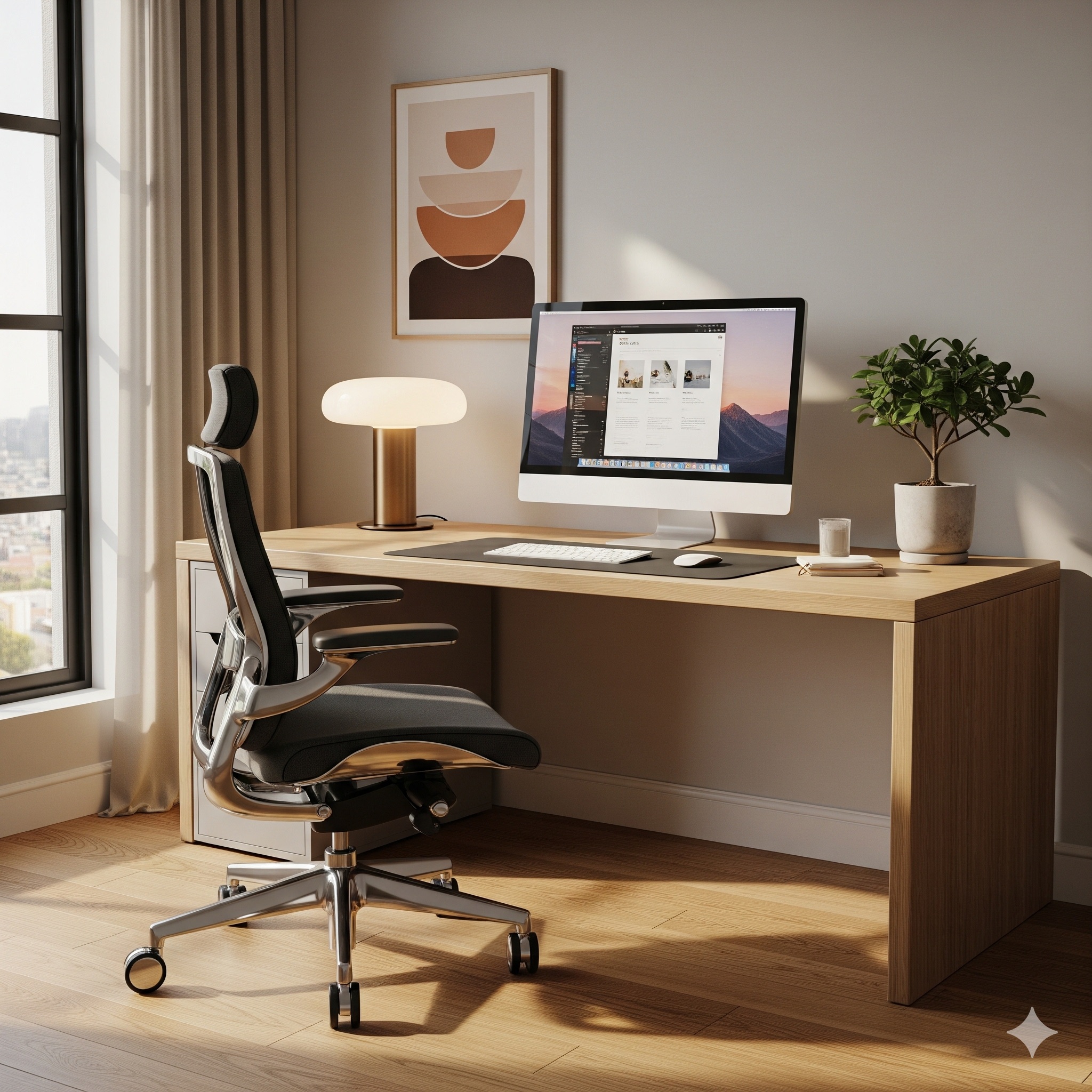 デスク周りとエルゴノミクスチェアのアイキャッチ画像