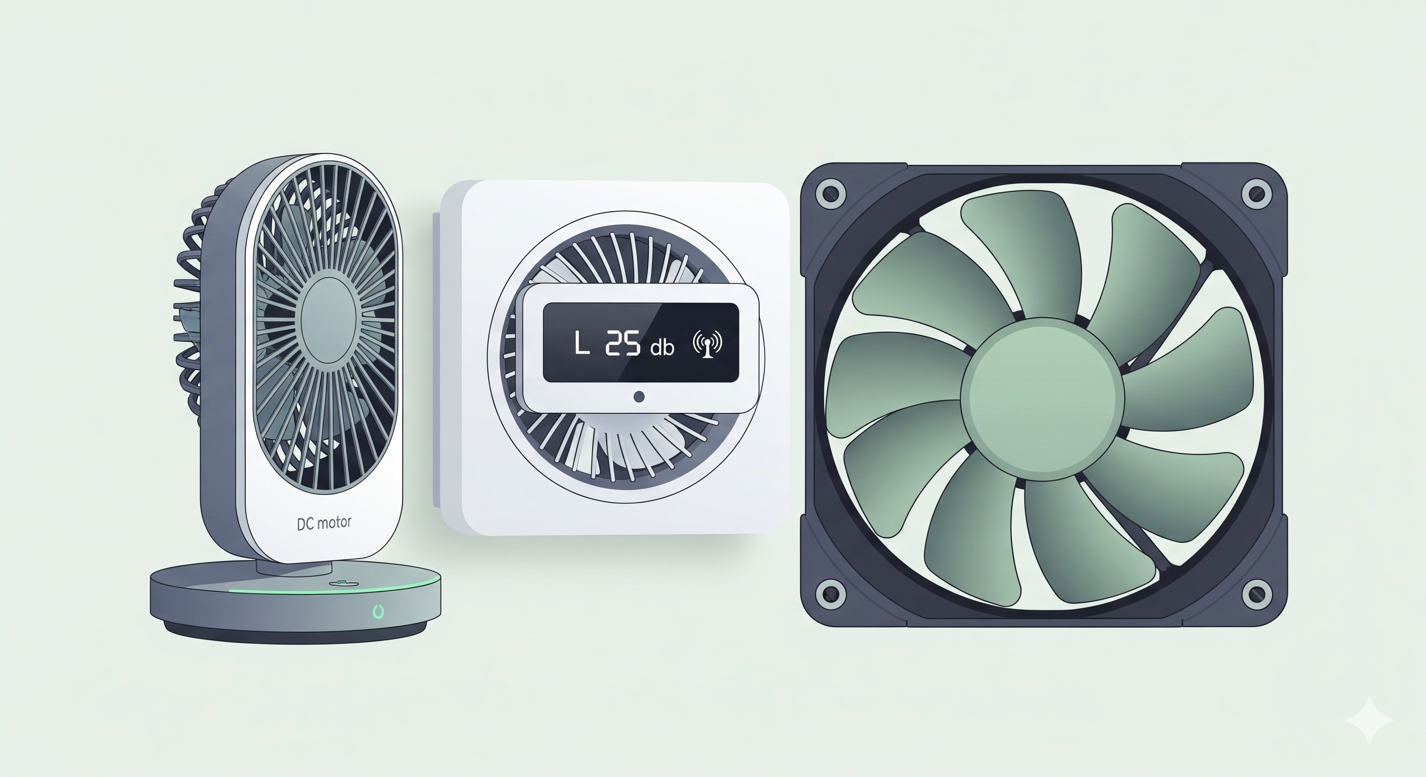 おすすめの静音ガジェットのイラスト