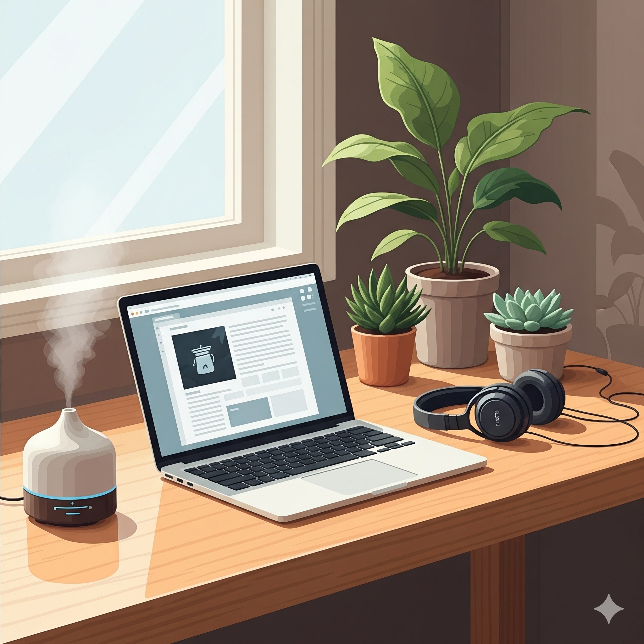 集中力を高めるワークスペース